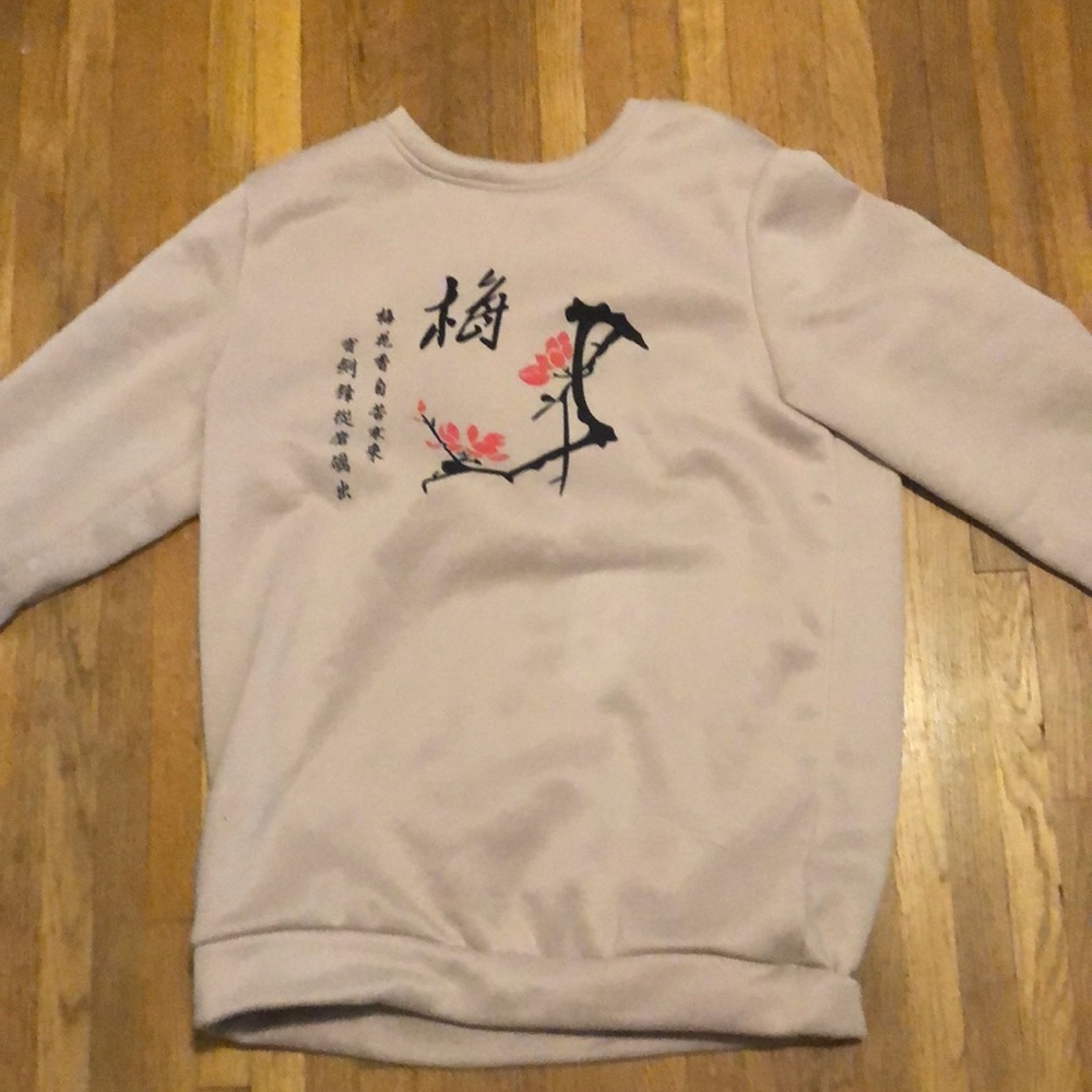 Men plum flower, Chinese Sweater.